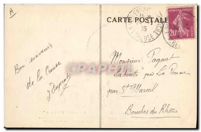 Um velho avô conta uma boa história — No País Marchois — editor M.P. n° 6065 — Verso