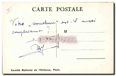 Due bambini con valigia e cesto — Grandi Vacanze! — Peatrice Mallet, n° 11 — Verso