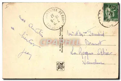 Parque de diversões - Um trecho do tornado — Exposição Internacional de Paris 1937 — H. CHIAPAUT, n°126 — Verso