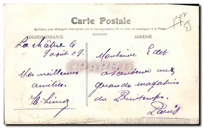 La Chatre — Panasse, jeden z Mistrzów Dzwonków. — Rewers