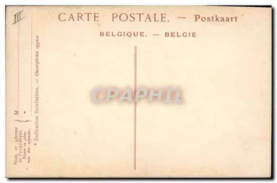 Bruelles — Pałac Sztuki Pięknych (Szkoła Holandzka) — Le Cornemusier — Rewers