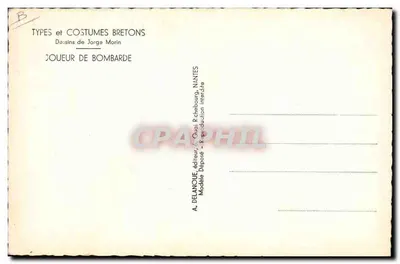 Blazerspeler — JORGE MORIN — A. DELANQUE, NANTES — Achterkant
