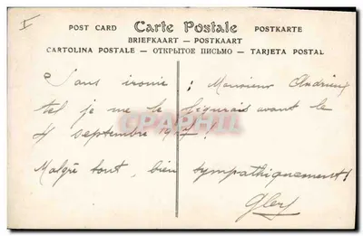 O Cordeiro Perdido — Salão de 1909 — J. Lecomte Du Noüy, ND Phot. — Verso