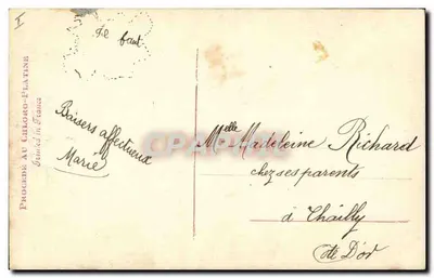 Wilk i owca — scena bajkowa — wydawca J. C. L. n° 3192 — Rewers