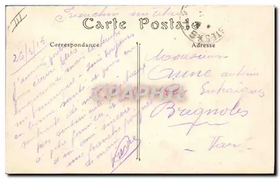 Campagna del 1914 — I Generali Joffre e Castelnau — Stevenard, Boulogne-sur-Mer — Verso
