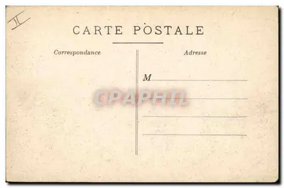 Przejazd przez generała Joffre — Dokument z Sekcji Fotograficznej Armii Francuskiej — Visé-8-Paris — Rewers
