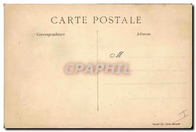 Geral Joffre, Geralíssimo — retrato militar — editor Fournier, Sainte-Marie — Verso