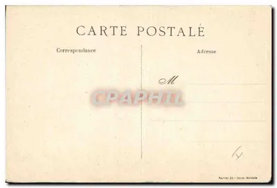 Geral Joffre, Geralíssimo — retrato militar — editor Fournier, Sainte-Marie — Verso