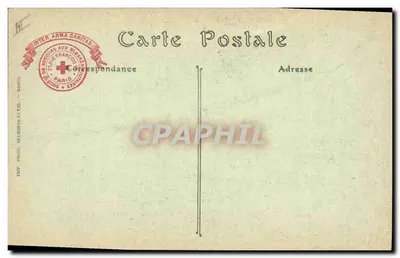 Militaire correspondentie — Tekening van Georges Scott, naar L'Illustration — 1914 — Achterkant