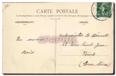 Landes - Een moment van rust — F. Bernède, fot., Arjuzaux (Landes) — Achterkant