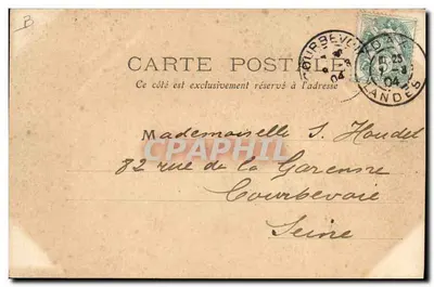 Echassier vigilando o aleitamento dos Cordeiros — Arjuzaux (Landes) — F. Beruède, fot. Arjuzaux (Landes) — n°13 — Verso