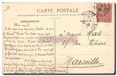Coiffure Bordelaise — Types Bordelais — Collection Gorce, phot.-édit, Talence (Gironde) — Verso