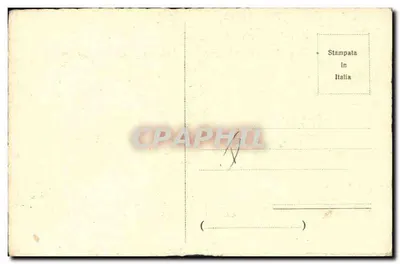 Solidão — gravura de F. Vallizone — editor A. Puzzetti, Milão, n° 301 B — Verso