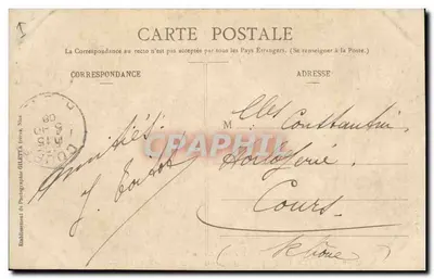 Monte-Carlo — Ansicht des Trente-Quarante-Saals — Künstlerische Sammlung — Giletta-Ausgabe, Nr. 706 — Rückseite