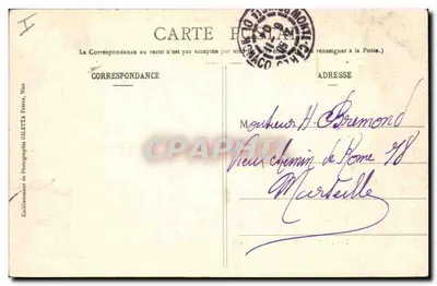 Monte-Carlo — Nieuwe Speelzaal — Uitgave Giletta, fot. Nizza — Achterkant