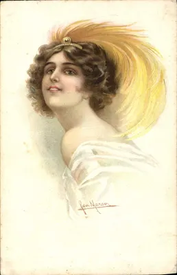 Młoda kobieta — portret — Jean Marcan