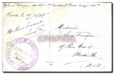 Młoda kobieta trzymająca różę — praca G. Mongestiera — wydawnictwo Lorin — Rewers