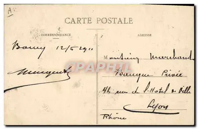 Velhos Trajes Bressanos - Le Jo - B. Ferrand, editora, 44 Rue Centrale, Bourg (Ain) — Verso