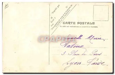 Soveur de Cabrette — Tipos da Auvergne — Editor: A. Front — Verso