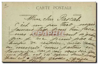 Les fêtes de la Victoire à Paris — 14 juillet 1919 — Les trois Maréchaux Pétain, Foch, Joffre — Verso