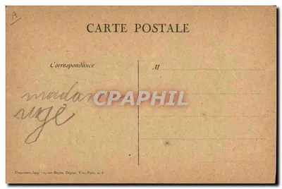Geral Joffre — Palavra de incentivo à armada — Coquemener, Edit. Paris — Verso