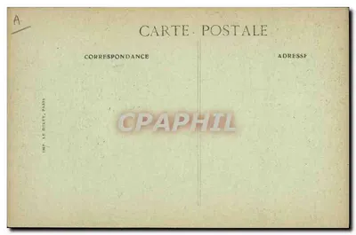 Festas da Vitória em Paris — 13 de julho de 1919 — Sr. Poincaré, o Mariscal Joffre, o Mariscal Foch — Editor B.D. — Verso