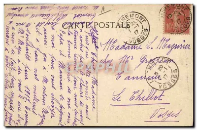 Reunião em Wesserling — O General Joffre condecora os bravos — Editor J. C. (n°5) — Verso