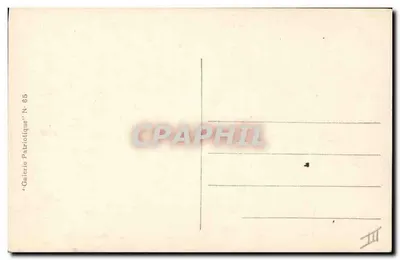 Joffre o Vencedor — Cartaz militar — editor A.N. Paris — Verso