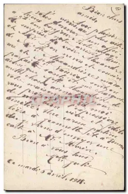 Nos Chefs — Général Joffre, Général Pau, Général de Castelnau — éditeur J.K. n° 9333 — Verso