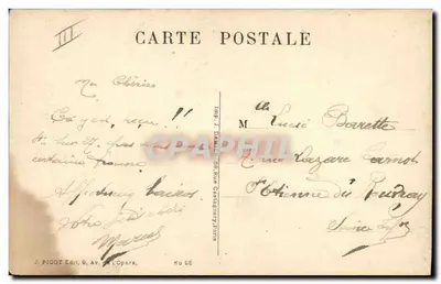 Soldado marroquino — 8.10.1916 — J. PIGOT, Paris, n° 98 — Verso