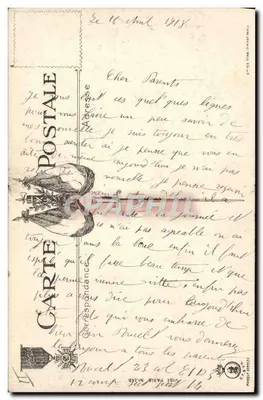 Soldaten in der Schützengrube — Winterlandschaft — Gabard, n°6 — Rückseite