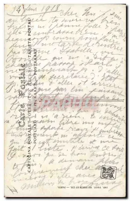 Femme nue — curieuse — Émile Tabary, Salons de Paris, n° 7563 — Verso