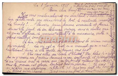 Ange et femme dans un bateau — texte poétique — éditeur Luxembourgeois, n°6 — Verso
