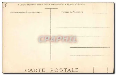 Paris e Cénone — cena mitológica — B. Sirven, Toulouse, n° S. 9234 — Verso