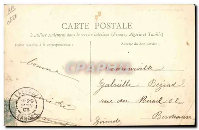 Pasterz na nogach w Landes — G. Pomlans i synowie, Wyd. Cirboz — nr 101 — Rewers