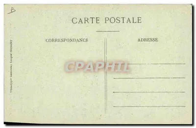 Oude Landaise die praten terwijl ze met de spindel werken — 1954 — Srumotype Langos (Gironde) — Achterkant