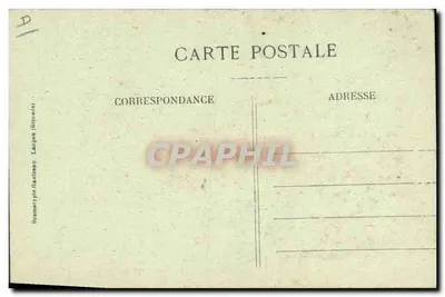 Vieux Landais joueur de Vielle — portrait d'un musicien âgé tenant une vielle décorée de fleurs — éditeur Bremotypte Gauzeau (Gipsonie), n° 1955 — Verso