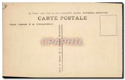 Sainte-Cécile — Estação Balnearia — Concurso de Regatas Regionais — Editor: C. Diderot, 25, rue Denne — Verso