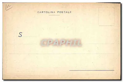 Bilhete postal antigo Luvas Original Número cómico Cavalo — Verso