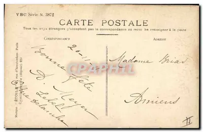 Sté-Cécile — Portret piosenkarki — VBC Seria N°3872 — Rewers