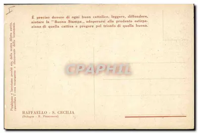 S. Cecylia — S. Cecylia — Raffaello — Bologna, Pinacoteca — Rewers