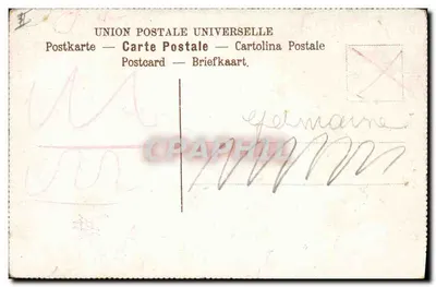 Elefante — estátua de bronze — União Postal Universal — Verso
