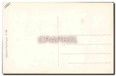 Geral em uniforme — retrato militar — Galeria Patriótica N° 88 — Verso
