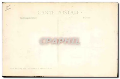 Généraux de Castelnau, Joffre, Pau — Éditeur B.D. — N° 11 — Verso