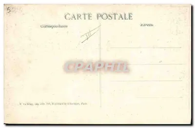 O General JOFFRE dando instruções — Editor E. Deleg, n° 50 — Verso