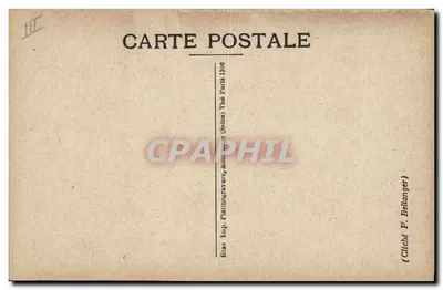 Maresciallo Joffre — ritratto in uniforme — incisione di F. Bellanger — Verso