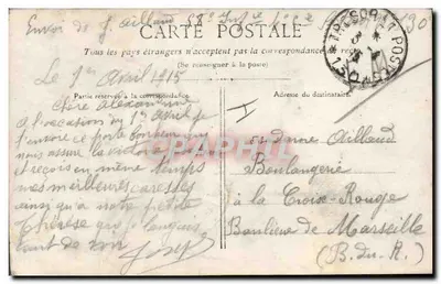 Żołnierze! Nagroda za Waszą Ostrzegawczość — JOFFRE 'WYGRANA' — M. Boulanger, 143 — Rewers