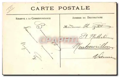 Retrato caricato de um oficial — editor M. DUTS X. PERRIER - PARIS — Verso
