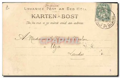 Piosenki Théodora BOTREL — Le Paster — Wydawnictwo Villazac, Quiniper — Rewers