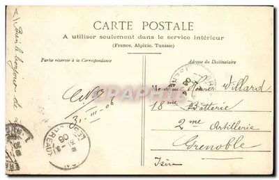 M. e Mme Botrel — La siesta alla Cappella di Port-Blanc — Cliché di M. il Conte Alain de la Tour, Collezione E.H. n°215 — Verso